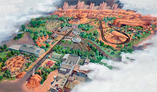 Cars Land, Disneyland California ~ Let The Ride Tests Begin!