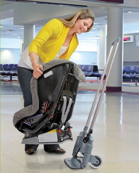 Car seat outlet cart for travel