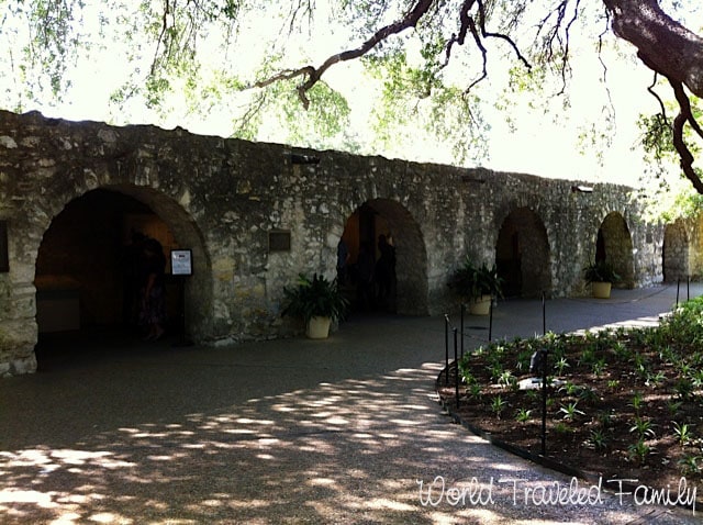 Long Barracks inside the Alamo San Antonio