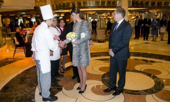 Catherine Middleton on board Royal Princess