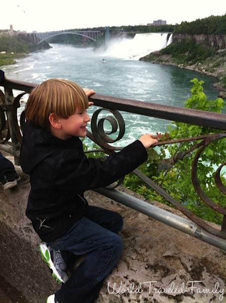 Checking out Niagara Falls