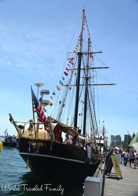 STV Unicorn - tall ship tour Toronto