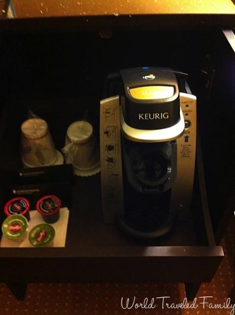 Intercontinental Toronto - keurig in the room