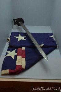 Old Fort Erie - flag and sword