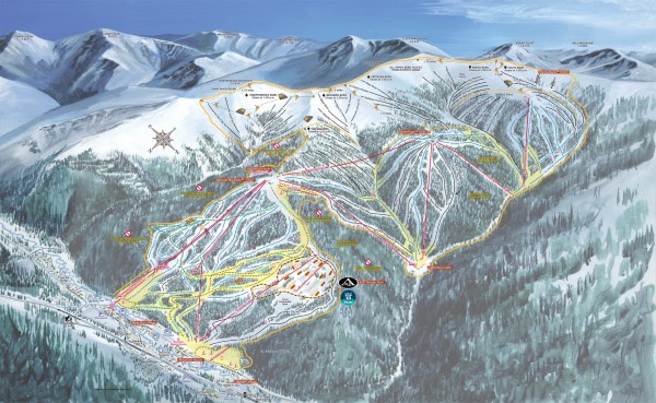 Keystone resorts ski hills