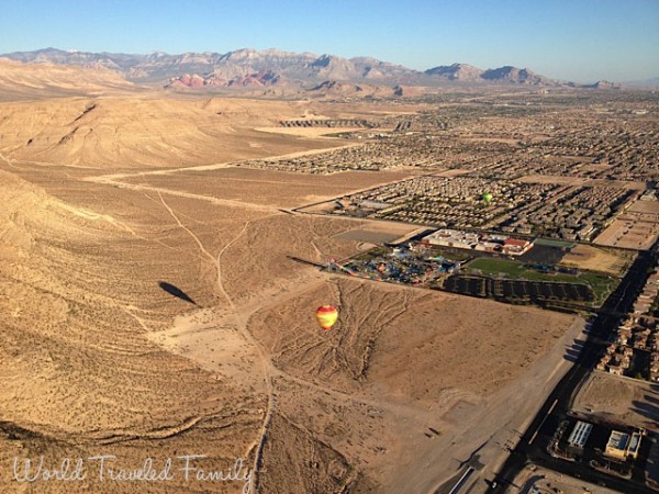 Las Vegas Balloons - looking over the city