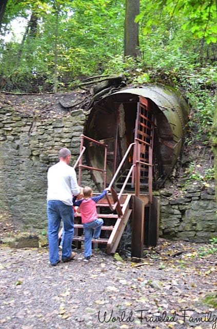 Lockport Caves - going in!