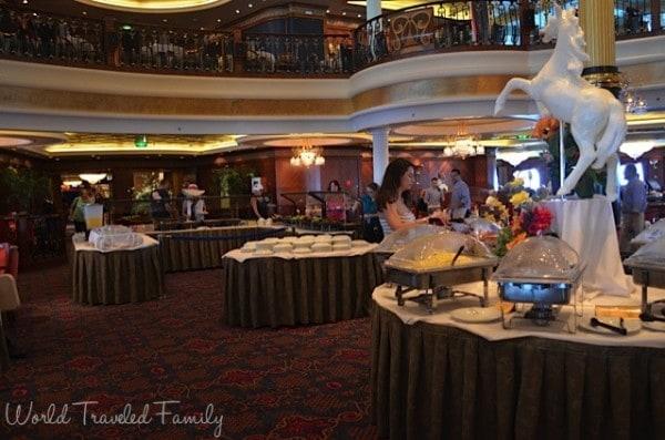 Freedom of the Seas - dining room breakfast buffet