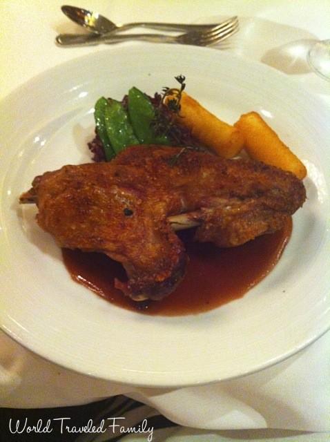 Freedom of the Seas - roasted duck