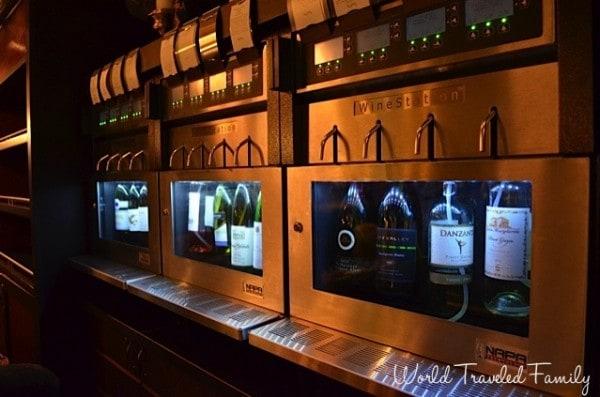 Freedom of the Seas - wine tasting system