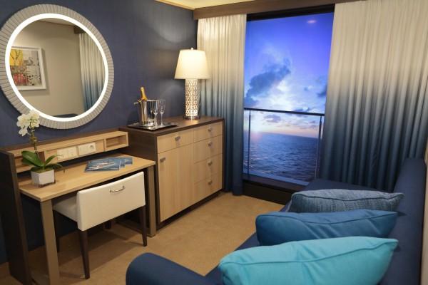 Virtual Balcony staterooms on Anthem of the seas