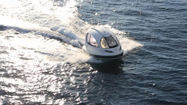 Jet Capsule on the water