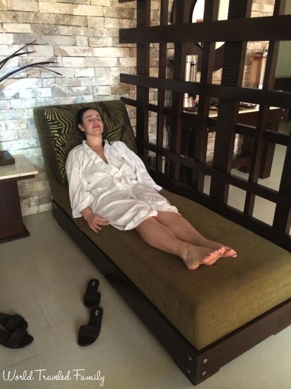 Naay Spa at Eldorado - after massage relaxation
