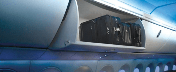 Air Canada 787 Dreamliner larger overhead bins
