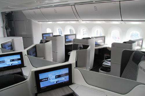 Air Canada Business Class cabin