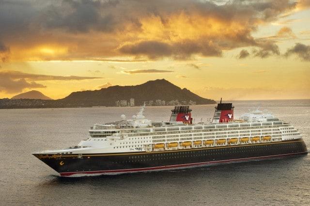 Disney Wonder in Honolulu, Hawaii