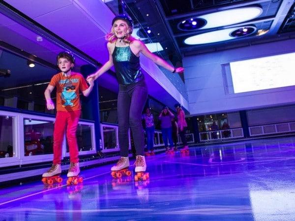 Anthem of the Seas  - roller skating