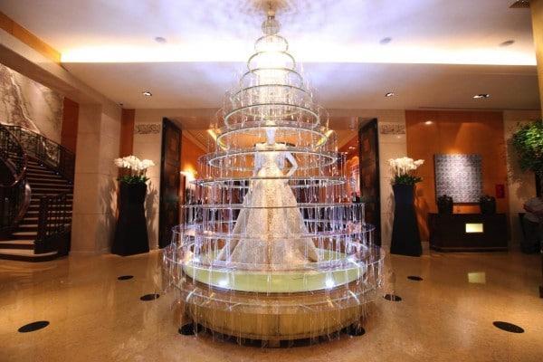 Elie Saab Christmas Display at Four Seasons Hotel Beirut.