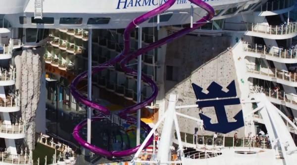 Harmony of the Seas - Abyss 100 ft slide