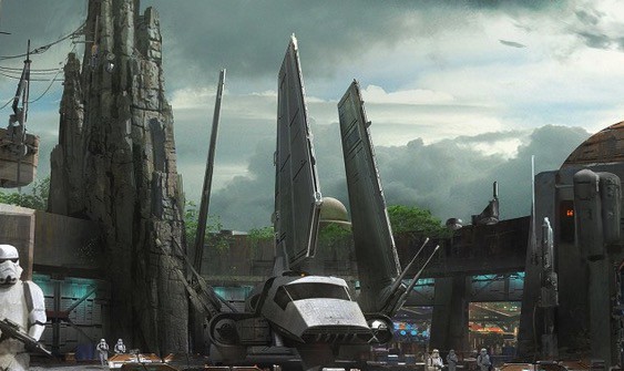 Star Wars-Themed Land Artist Concept Disneyworld