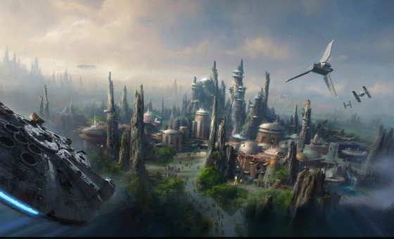 Star Wars-Themed Land Artist Concept Disneyworld