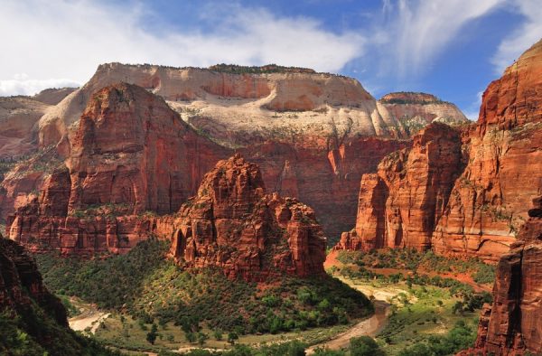 Zion Canyon with virgin river