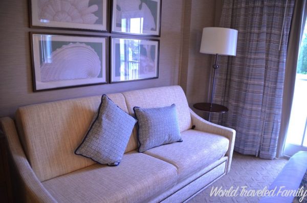 Disney's Beach Club Resort ~ Room Tour - Pull Out Couch