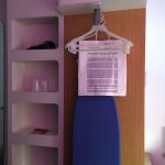 Yotel NYC Cabin Review - ironing board