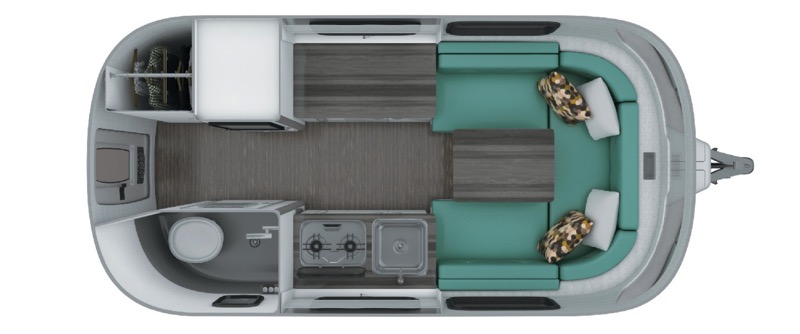 Airstream Nest 16U floorplan