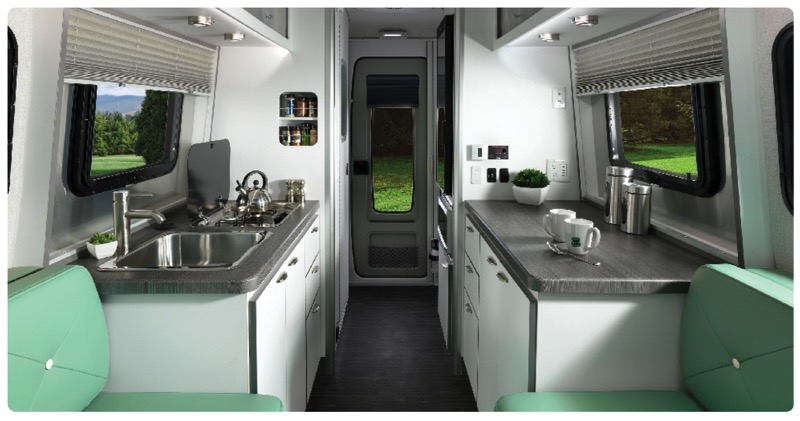 Airstream Nest kitchen