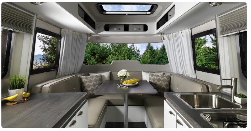 Airstream Nest Wingspan White interior