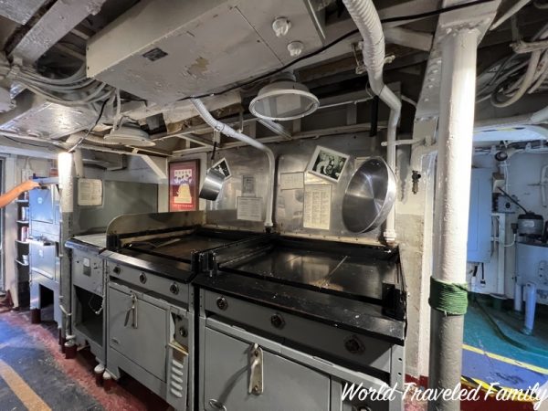 Buffalo and Erie County Naval and Military Park USS Sullivans Kitchen