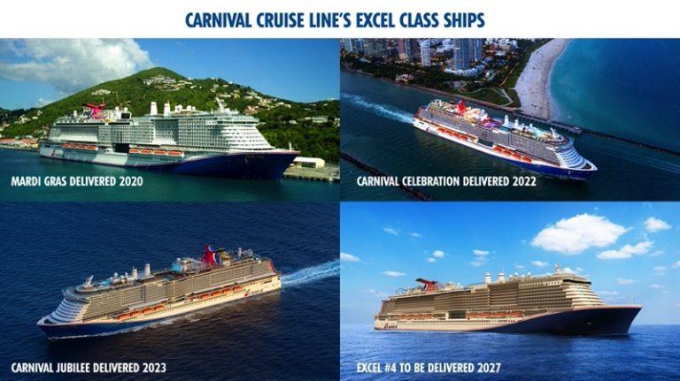 Fourth Excel-Class Ship Coming For Carnival Cruise Line