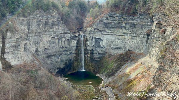 Taughannock Falls State Park from overlook
