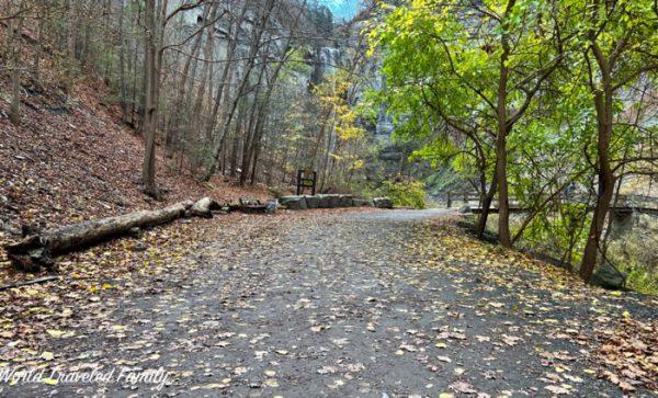 Taughannock Falls State Park trail