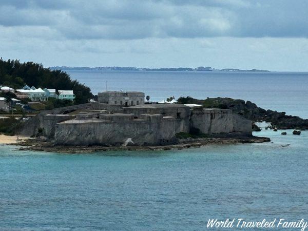 View of Fort St. Catherine from the water