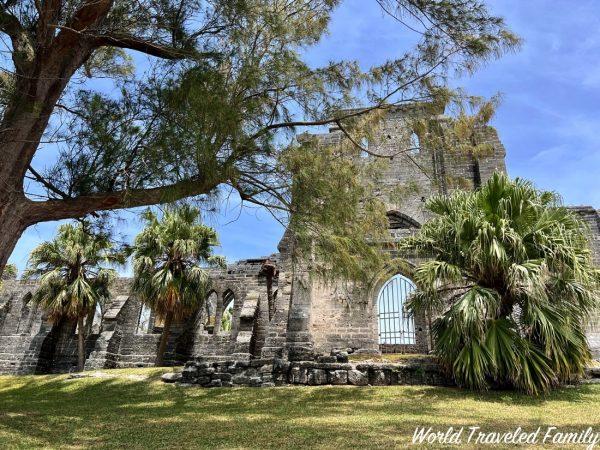 Bermudas Unfinished Church exterior