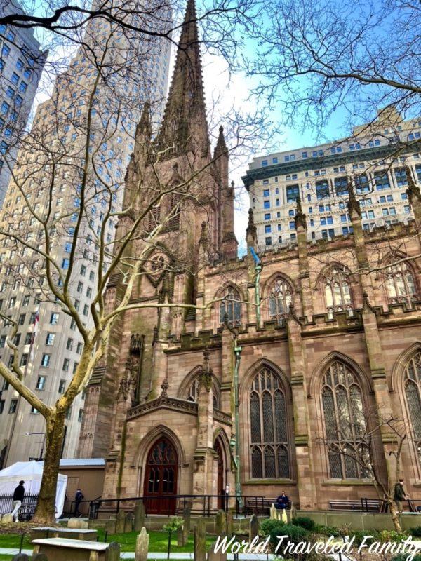 Trinity Church Wall Street side