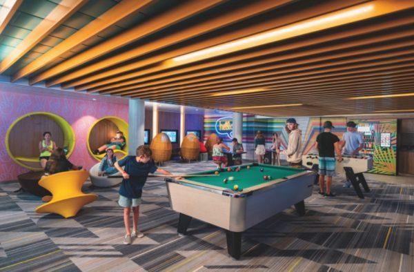 Allure of the Seas new teen club