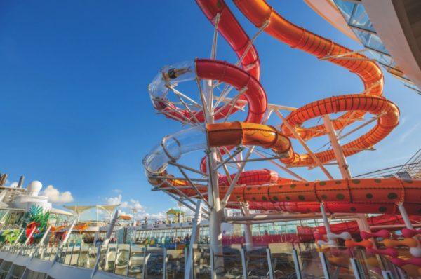 Allure of the Seas new waterslides