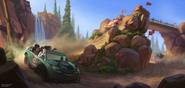 Coming to Frontierland at Magic Kingdom a new area themed to Pixar Animation Studios Cars