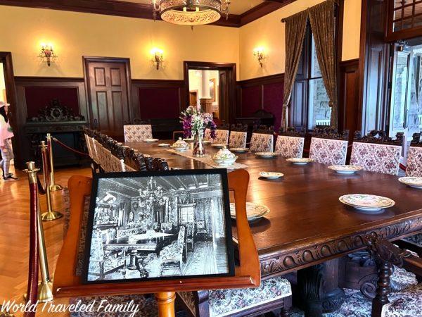 Boldt Castle dining room