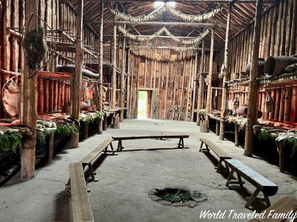 Visiting Crawford Lake Conservation Area longhouse education