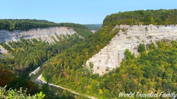 Letchworth State Park gorge overlook