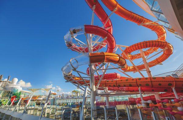 Allure of the Seas waterslides