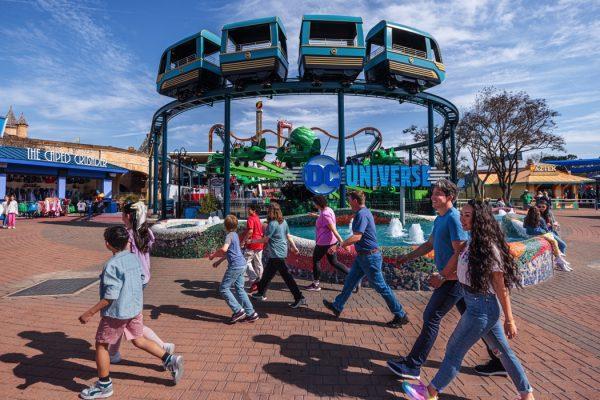 Six Flags Fiesta Texas DC Universe + METROPOLIS Transit Authority