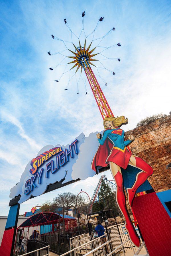 Six Flags Fiesta Texas SUPERGIRL Sky Flight