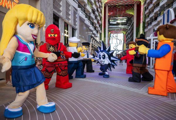 MSC seven official LEGO mascots