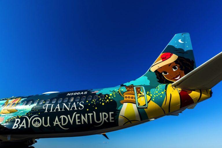 Alaska Airlines Unveils Magical ‘Bayou Adventure’ Plane Ahead of Disneyland Ride Launch