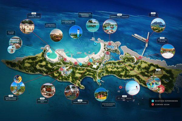Great Stirrup Cay Aerial Map